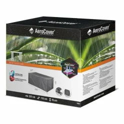 AEROCOVER - Housse de protection respirante pour table de jardin pour table 210x110xh70 cm