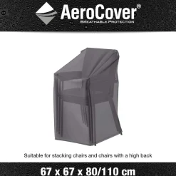AEROCOVER - Housse de protection respirante pour pile de chaises de jardin