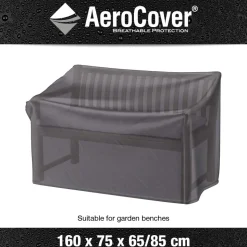 AEROCOVER - Housse de protection respirante pour banc de jardin pour banc 160x75x65/85 cm