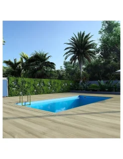 ALTANKA - Piscine en bois aqua 7x3,75 - h.1,45 m fixations à sceller - bas7308ospi - altanka