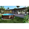 ALTANKA - Piscine en bois 5,37x5,37 - h.1,31 m autoportante - bas90osp+sza8 - altanka
