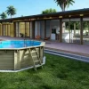 ALTANKA - Piscine en bois 4,71x4,72 - h.1,20 m autoportante - bas753osp+sza7 - altanka