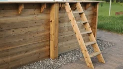 ALTANKA - Piscine en bois 4,71x4,72 - h.1,20 m autoportante - bas753osp+sza7 - altanka