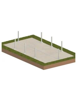 ALTANKA - Piscine en bois aqua 7x3,75 - h.1,45 m cadre en métal, sans dalle béton - bas7308ospu - altanka