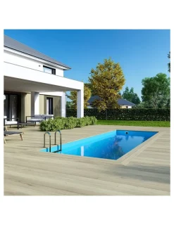 ALTANKA - Piscine en bois aqua 6,1x2,85 - h.1,31 m cadre en métal, sans dalle béton - bas7307ospu - altanka