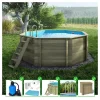ALTANKA - Piscine en bois coral 3,25x3,25 - h.1,18 m autoportante - bas7301osp+sza - altanka