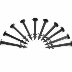 AQUAGART - 100 ancrages pour filets, ancrages au sol pour filet de bassin, filet de protection contre les feuilles, filet de recouvrement