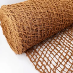 AQUAGART - 65 m filet anti-érosion, 1 m de large, liner pour bassin de jardin, natte en fibre de coco 450 g
