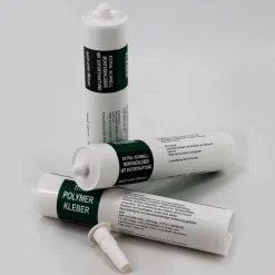 AQUAGART - 3 x colle, natte de bordure de bassin, bâche gravillonnée, filet anti-érosion pour le film de bassin 290 ml, blanc