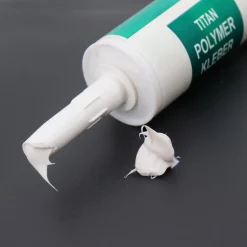 AQUAGART - 5 x colle, natte de bordure de bassin, bâche gravillonnée, filet anti-érosion pour le film de bassin 290 ml, blanc