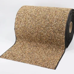 AQUAGART - Bâche gravillonnée 4 m x 1 m de large pour les bords de cours d'eau de jardin, bâche, couleur sable