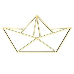 ARTEMIO - Silhouette en bois mdf - bateau en origami