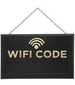 ATMOSPHERA - Plaque mémo pour wifi code 35 x 22 cm