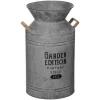 ATMOSPHERA - Pot à lait décoratif en zinc h 48 cm
