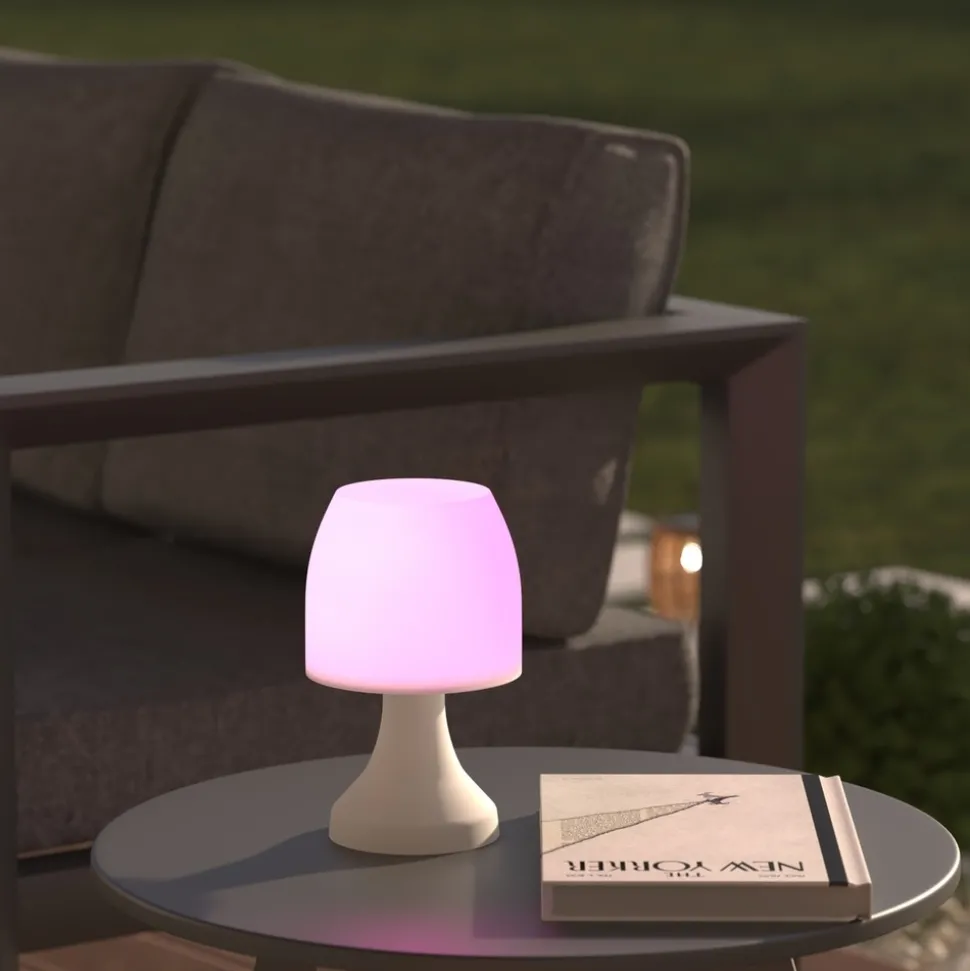 ATMOSPHERA CREATEUR D'INTERIEUR - Lampe outdoor "dokk" - multicolore h19 cm