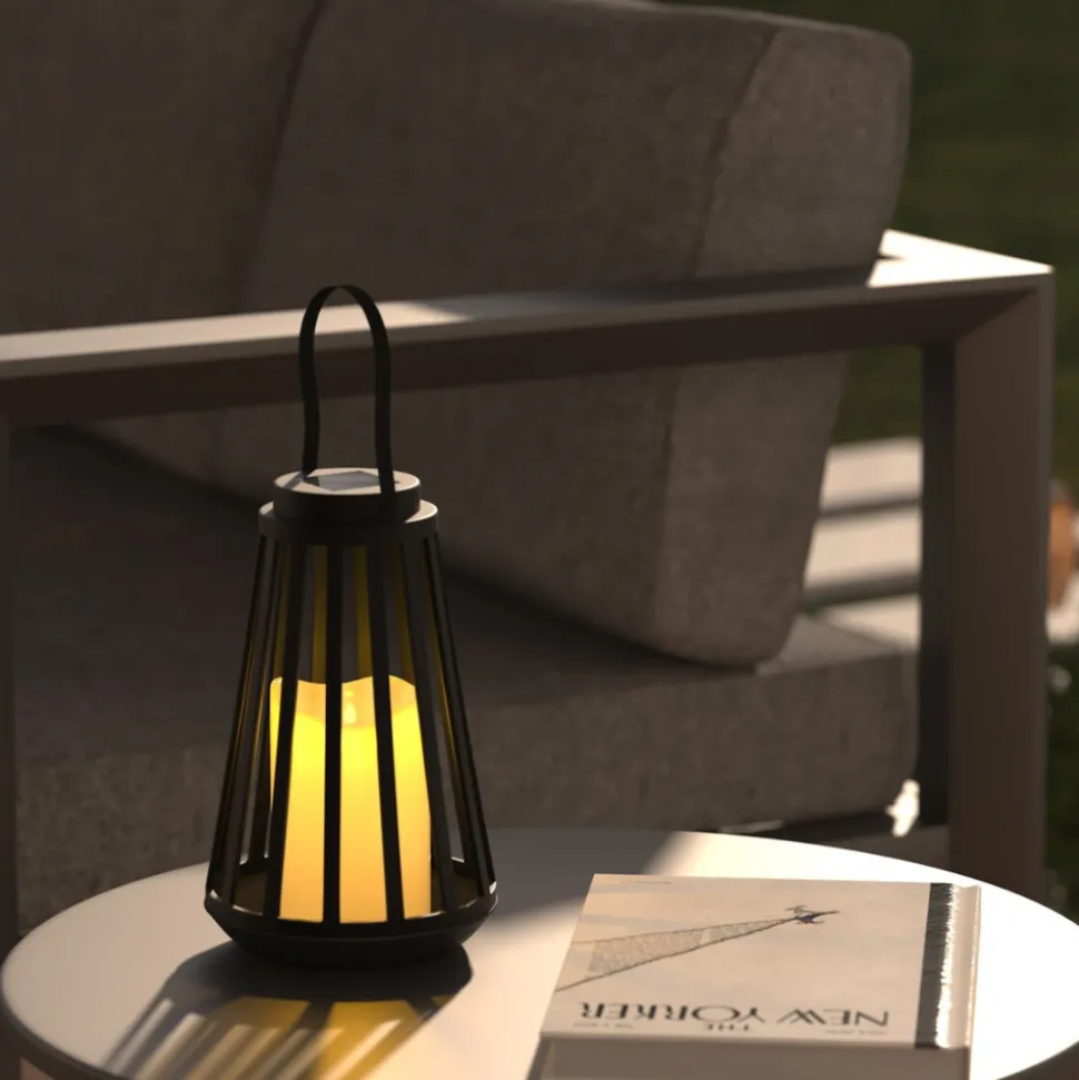 ATMOSPHERA CREATEUR D'INTERIEUR - Lanterne d extérieur solaire "brit" h. 21,5 cm