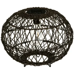 ATMOSPHERA CREATEUR D'INTERIEUR - Lampe solaire "boule" - métal d31 cm