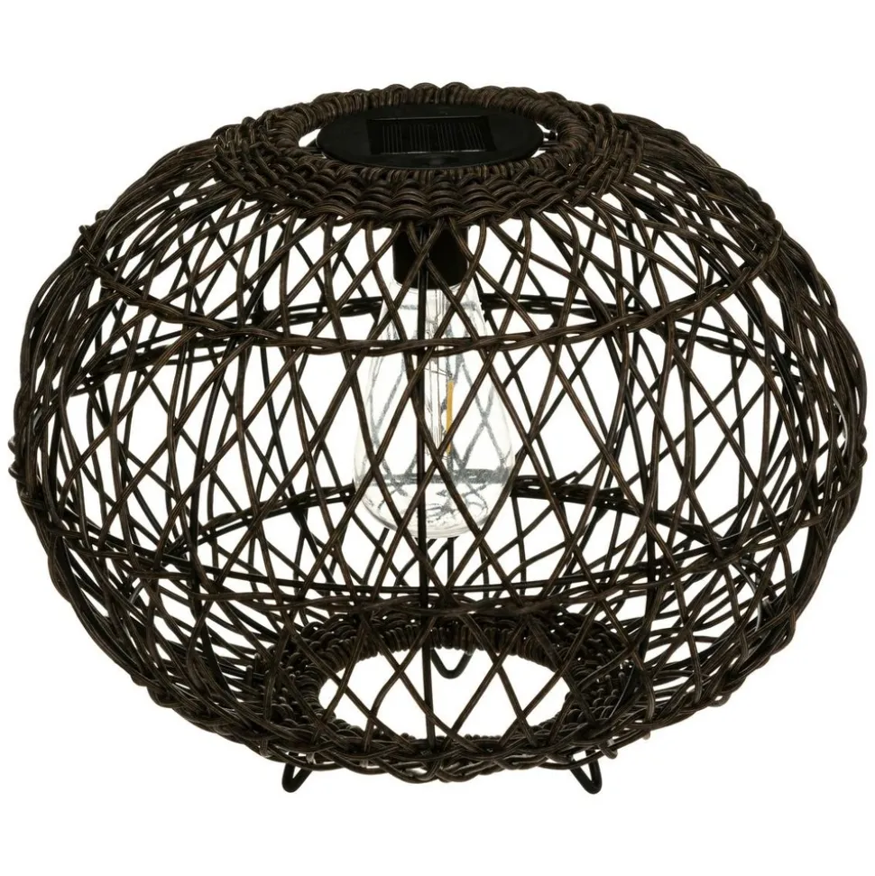ATMOSPHERA CREATEUR D'INTERIEUR - Lampe solaire "boule" - métal d31 cm