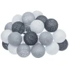 ATMOSPHERA CREATEUR D'INTERIEUR - Guirlande led outdoor "soft" - gris foncé - l435 cm