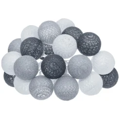 ATMOSPHERA CREATEUR D'INTERIEUR - Guirlande led outdoor "soft" - gris foncé - l435 cm