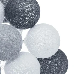 ATMOSPHERA CREATEUR D'INTERIEUR - Guirlande led outdoor "soft" - gris foncé - l435 cm