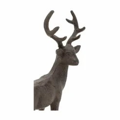 AUBRY GASPARD - Cerf en fonte marron