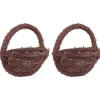 AUBRY GASPARD - Jardinière murale en branches (lot de 2)
