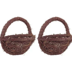 AUBRY GASPARD - Jardinière murale en branches (lot de 2)