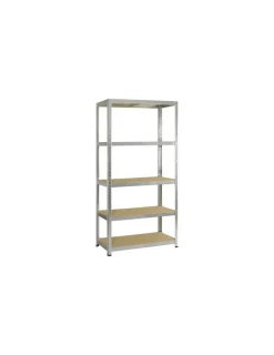 AVASCO INDUSTRIES NV - Etagere metal/bois 176x120x45 clipsable strong 175 galva ref 604009