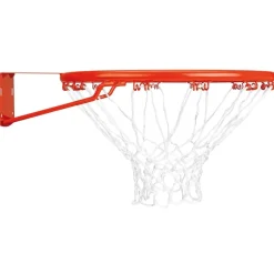 AVENTO - Cerceau de basket avec filet orange