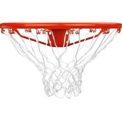 AVENTO - Cerceau de basket avec filet orange