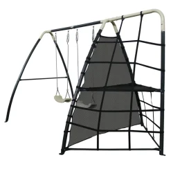 AXI - Axi set de balançoire en métal en anthracite & crème