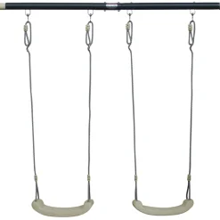 AXI - Axi set de balançoire en métal en anthracite & crème