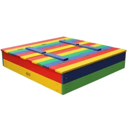 AXI - Bac a sable avec bancs ella arc en ciel