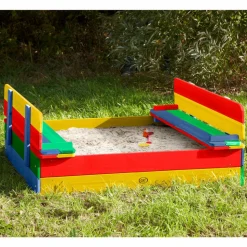 AXI - Bac a sable avec bancs ella arc en ciel