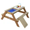 AXI - Table de pique-nique à sable et eau emily et cuisine jouet marron
