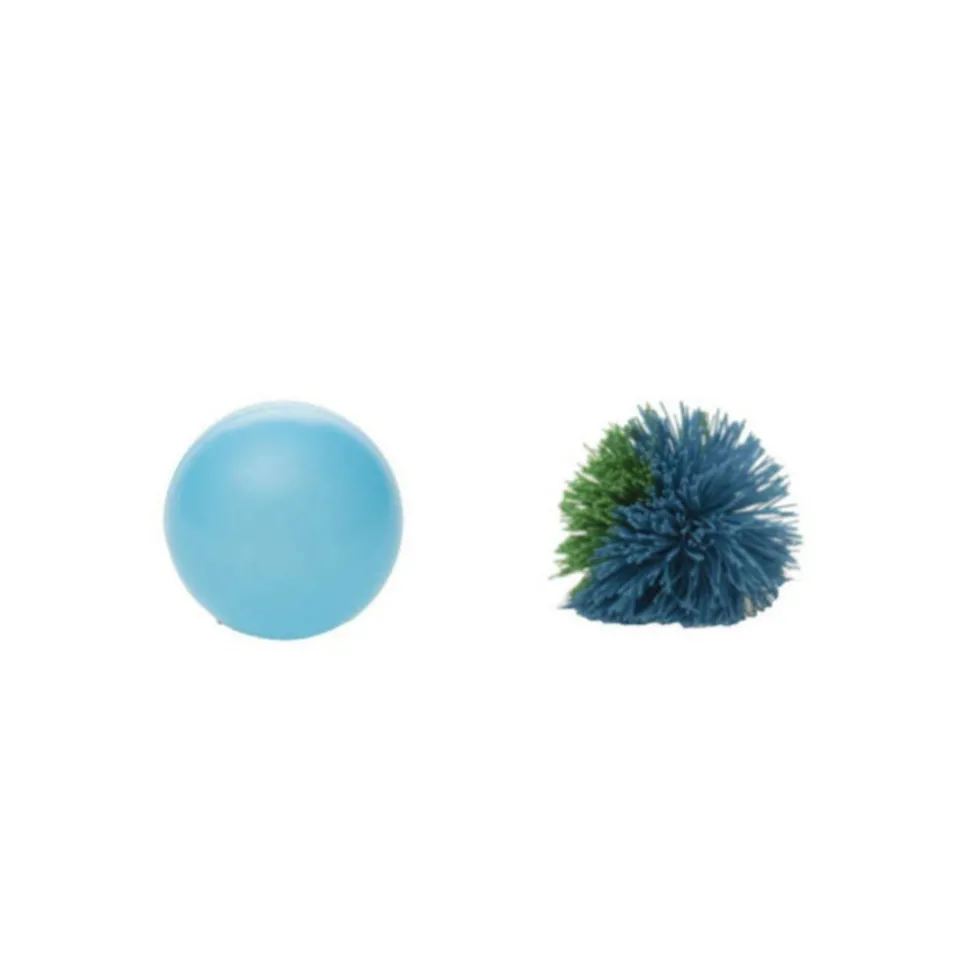 BE TOY'S - Lot de 2 raquettes "balles" 30cm rouge & bleu