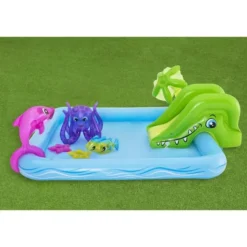 BESTWAY - Aire de jeux pataugeoire - - fantastic aquarium - 239 x 206 x 86 cm - avec fontaine