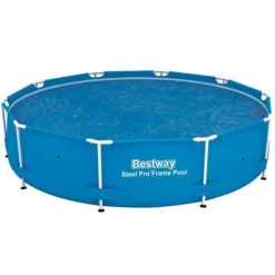 BESTWAY - Bâche à bulles ronde ou ovale pour piscine bestway