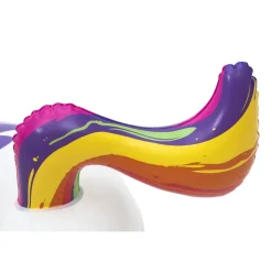 BESTWAY - Bouée ronde licorne Fantasy blanche en vinyle - D.91 cm