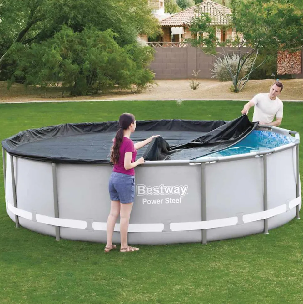 BESTWAY - Couverture de piscine flowclear 427 cm
