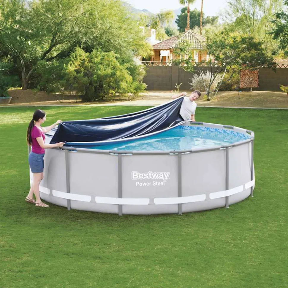 BESTWAY - Couverture de piscine flowclear 427 cm