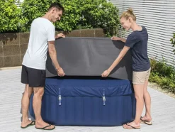 BESTWAY - Couverture thermique pour spa gonflable lay-z-spa carré 1,80 x 1,80 m