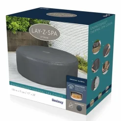 BESTWAY - Couverture thermique pour spa gonflable lay-z-spa rond ø 1,96 m