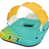 BESTWAY - Île de piscine gonflable 5 personnes sunny lounge 291x265x83cm