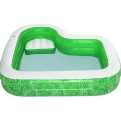BESTWAY - Piscine inflatable tropicale 231 x 231 x h51 cm