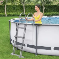 BESTWAY - Piscine tubulaire ronde bestway steel pro max 3,66 x 0,76