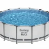 BESTWAY - Piscine tubulaire steel pro max ronde 4,27 x 1,22 m