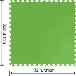 BESTWAY - Protecteurs de plancher flowclear 9 pcs vert 5,47 m²