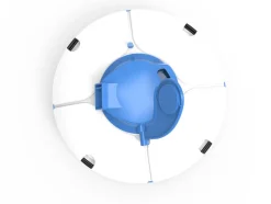 BESTWAY - Robot de piscine sur batterie frisbee bleu